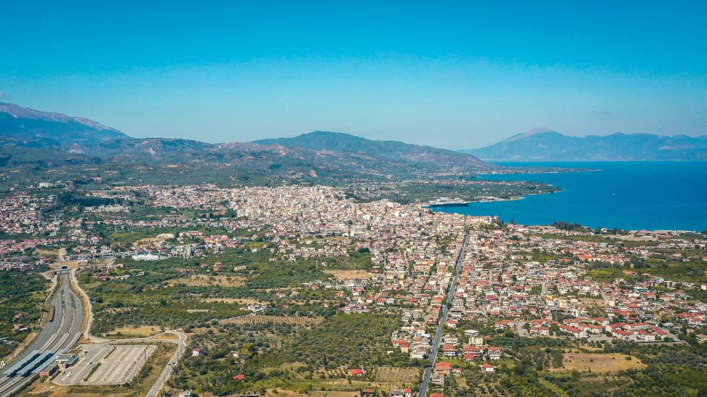 Αεροφωτογραφία του Αιγίου